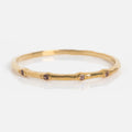 Solid Gold Dainty Birthstone Stacking Ring Last Chance Sizes
