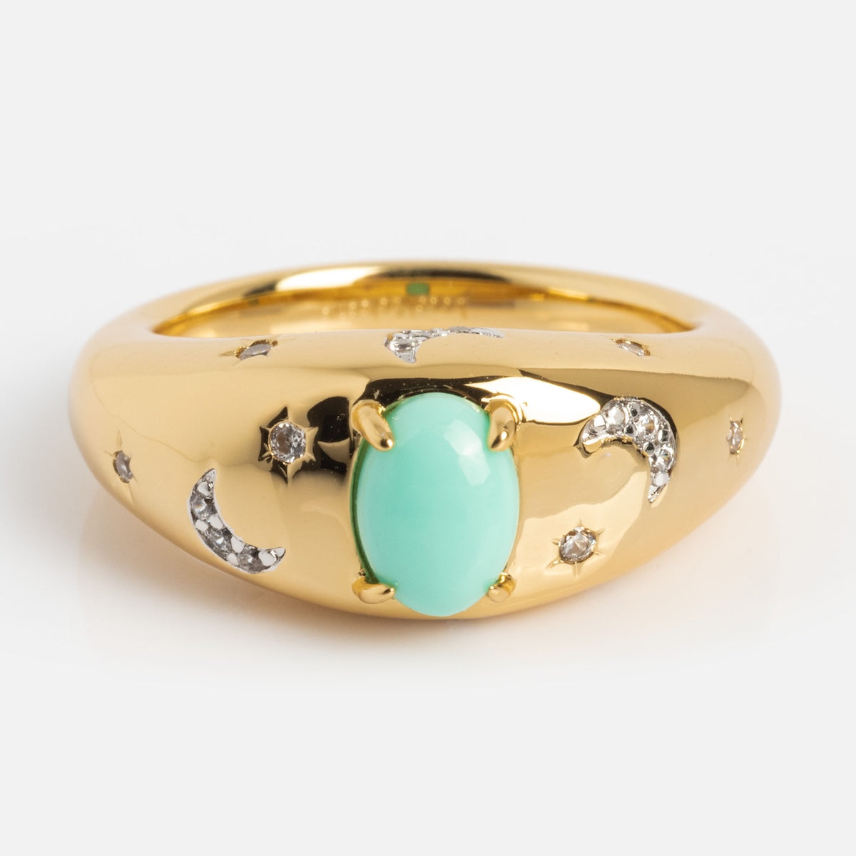 Turquoise Sky Dome Ring