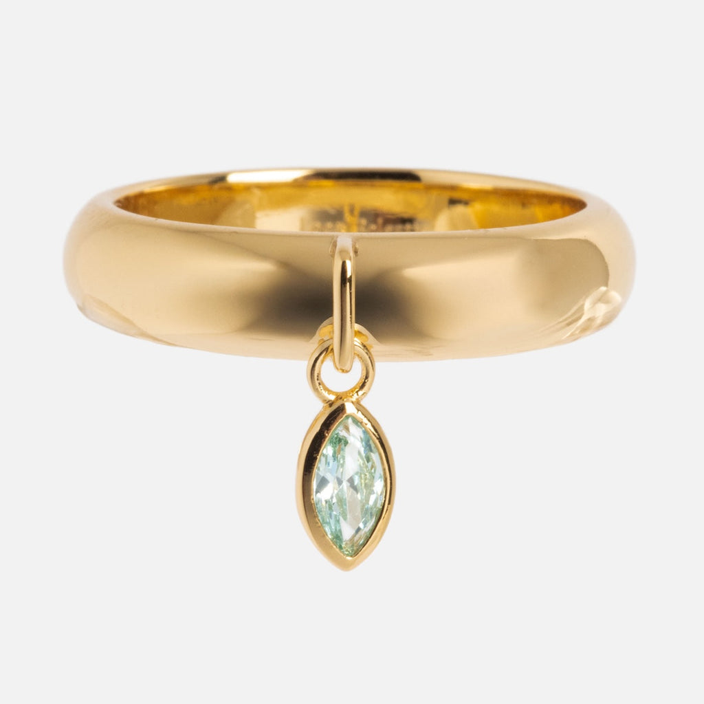 Classic Shimmer Charm Ring