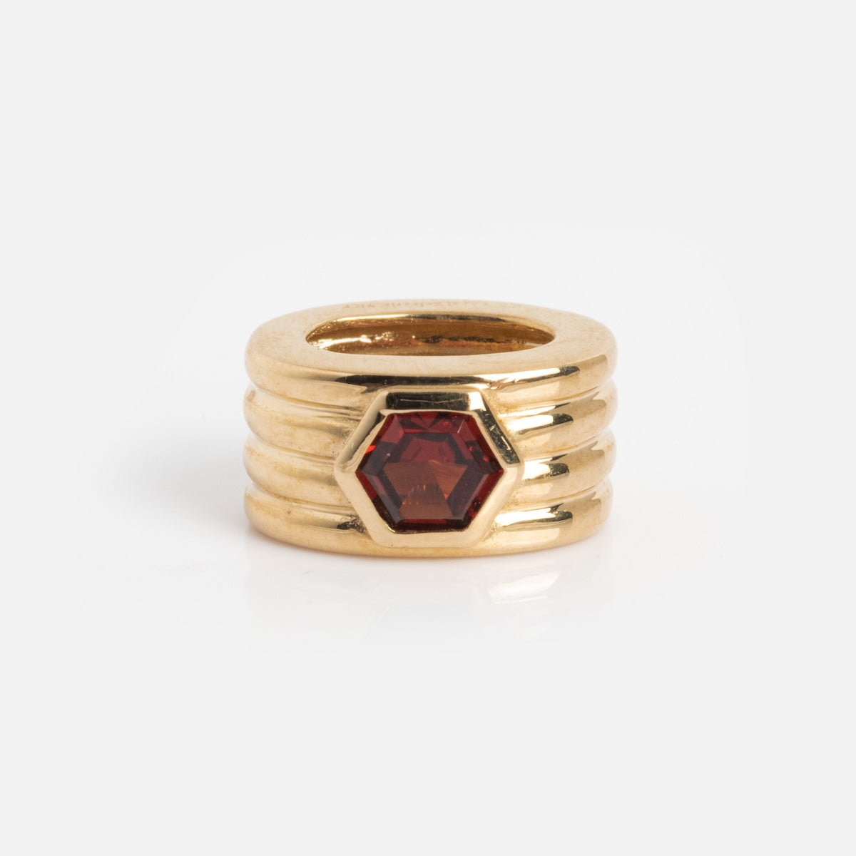 Solid Gold Bold Birthstone Spacer Charm