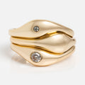 Delphine Solitaire Ring Set