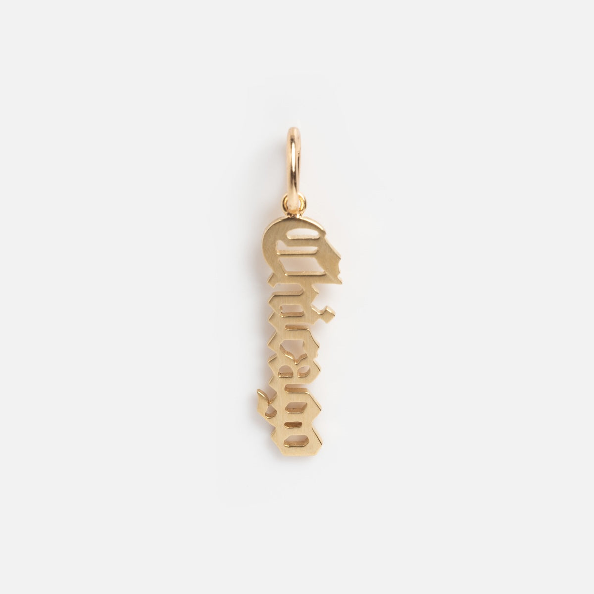 Solid Gold Chicago Charm