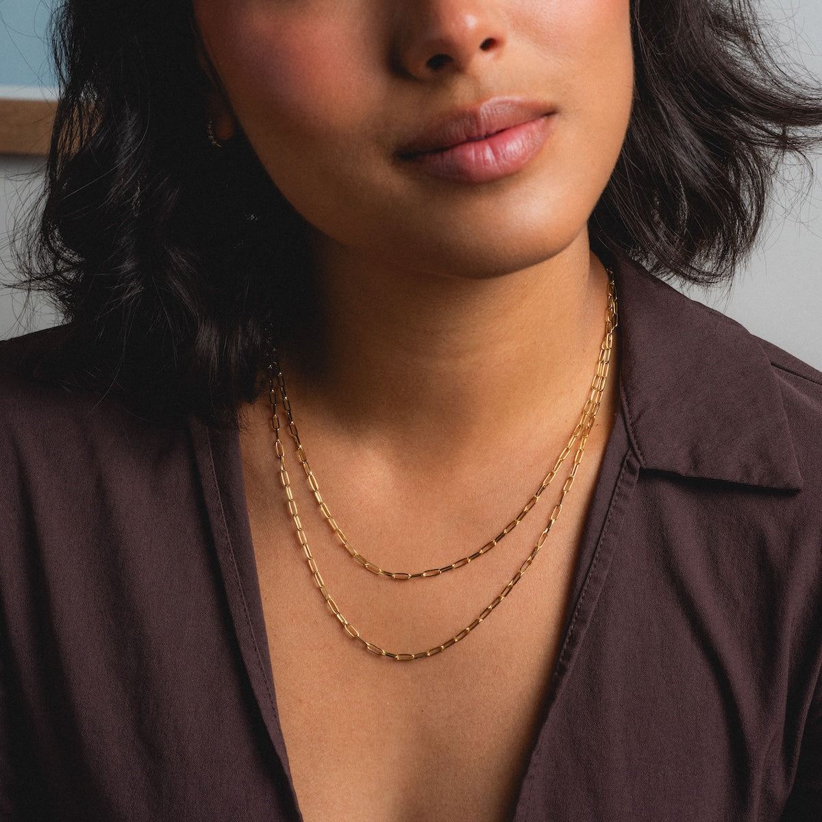 Delicate Paperclip Chain