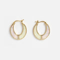Opal Ombre Lunar Hoops