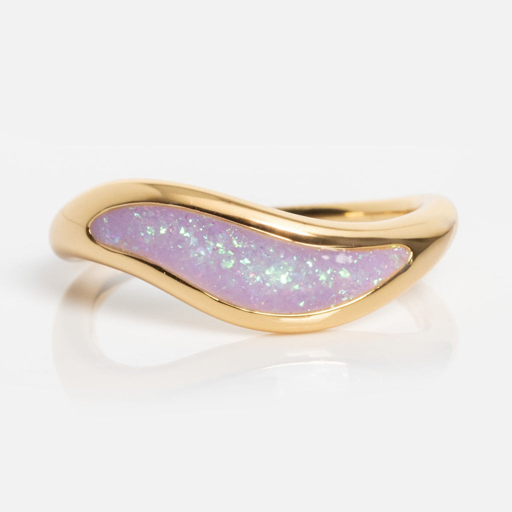 Opal Dreamers Wave Ring
