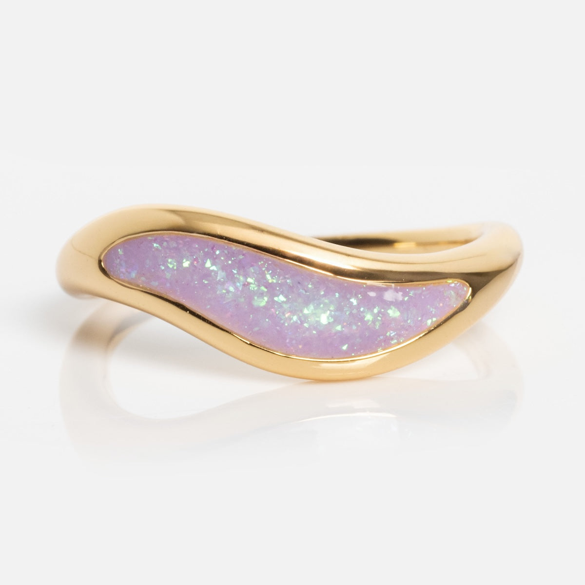 Opal Dreamers Wave Ring
