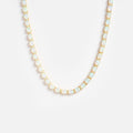 Baby Blue Opal Eternal Tennis Necklace