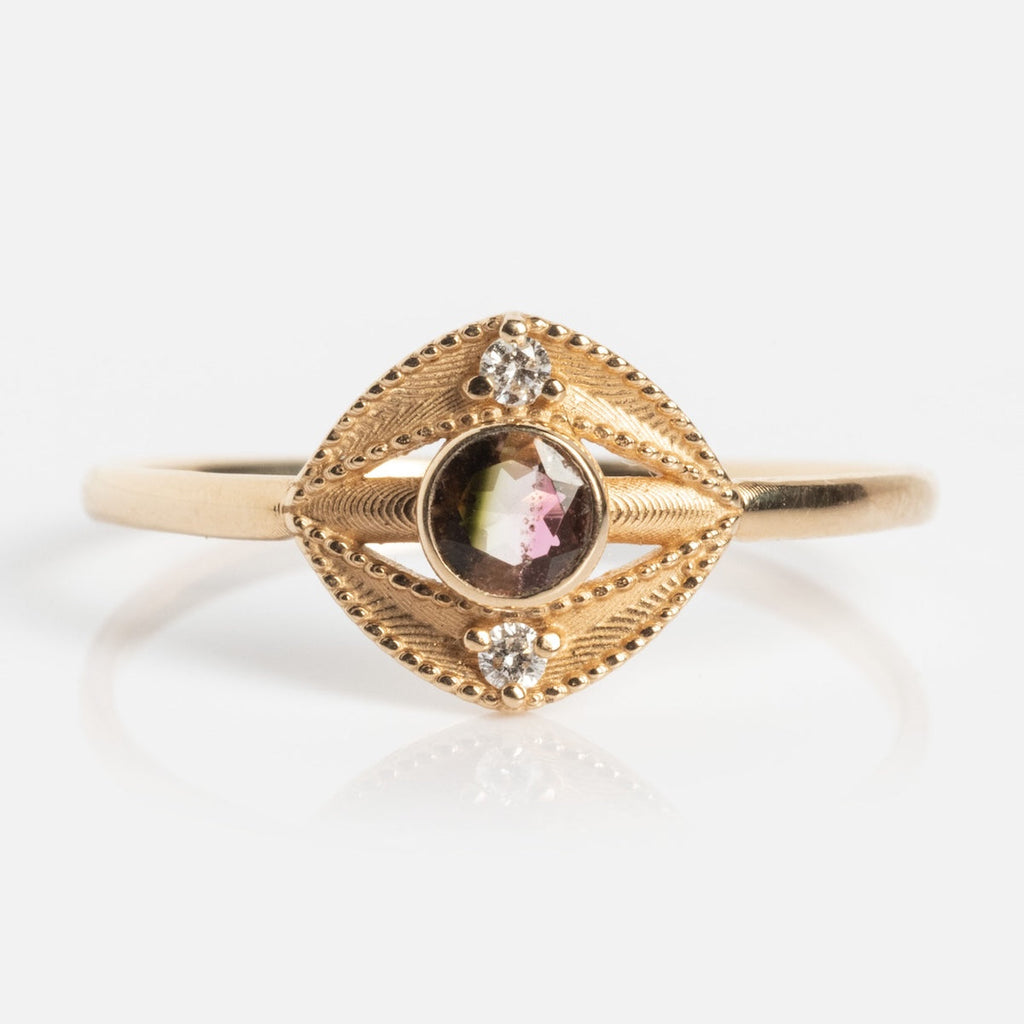 Staffa White Diamond Ring
