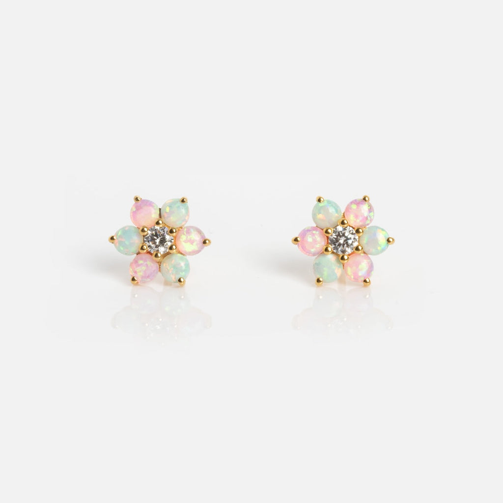 Tropical Opal Fleur Studs