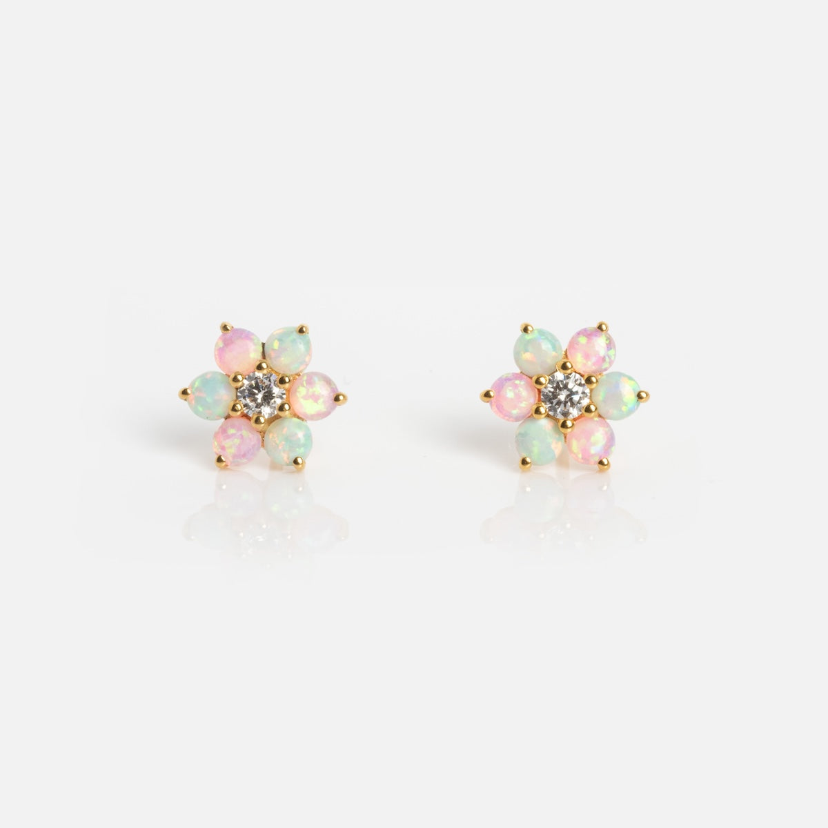 Tropical Opal Fleur Studs
