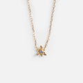 Solid Gold Birth Flower Bloom Necklace