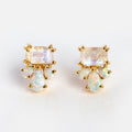 Gemstone Empress Stud Earrings
