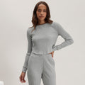 Wafflesoft Crew Neck Long Sleeve
