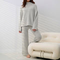 Cashmere Wool Wide Leg Pant