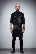 Leather Pocket Bartender - Black Canvas