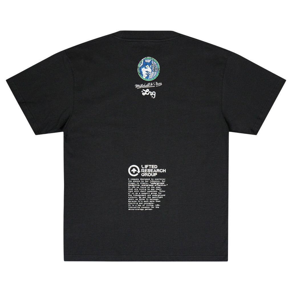 TIMBERWOLVES TEE - BLACK