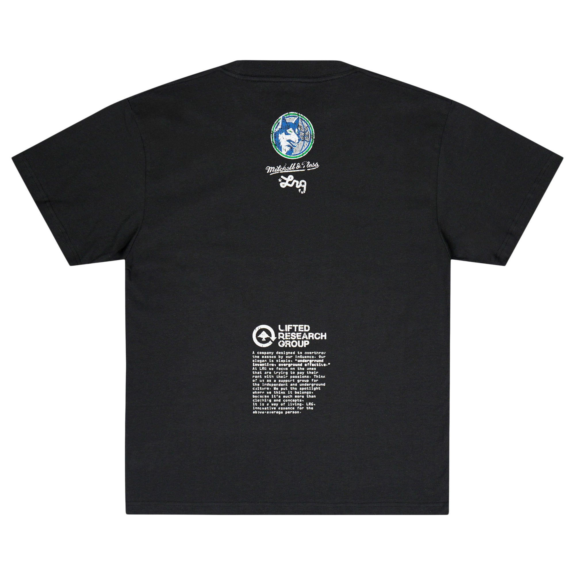 TIMBERWOLVES TEE - BLACK