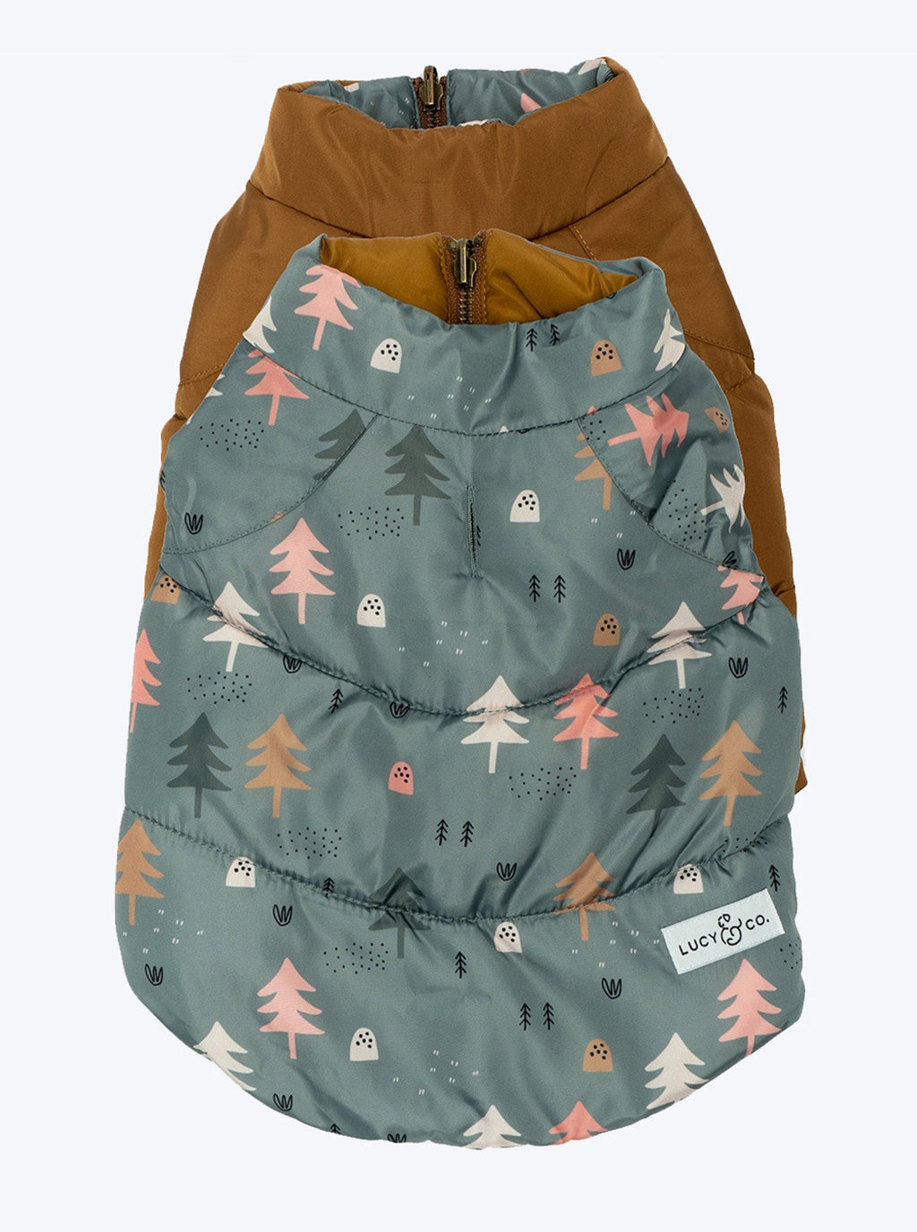 REVERSIBLE PUFFER VEST by Lucy & Co