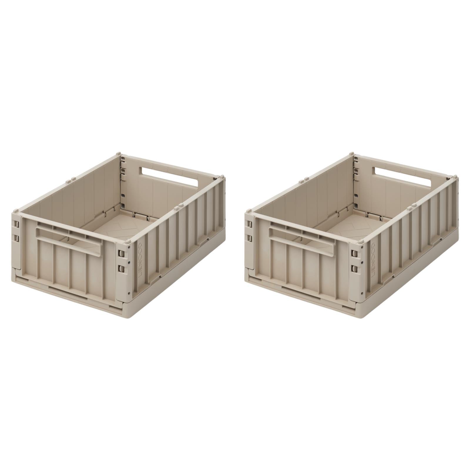Liewood Weston Storage Box M 2 Pack - Sandy