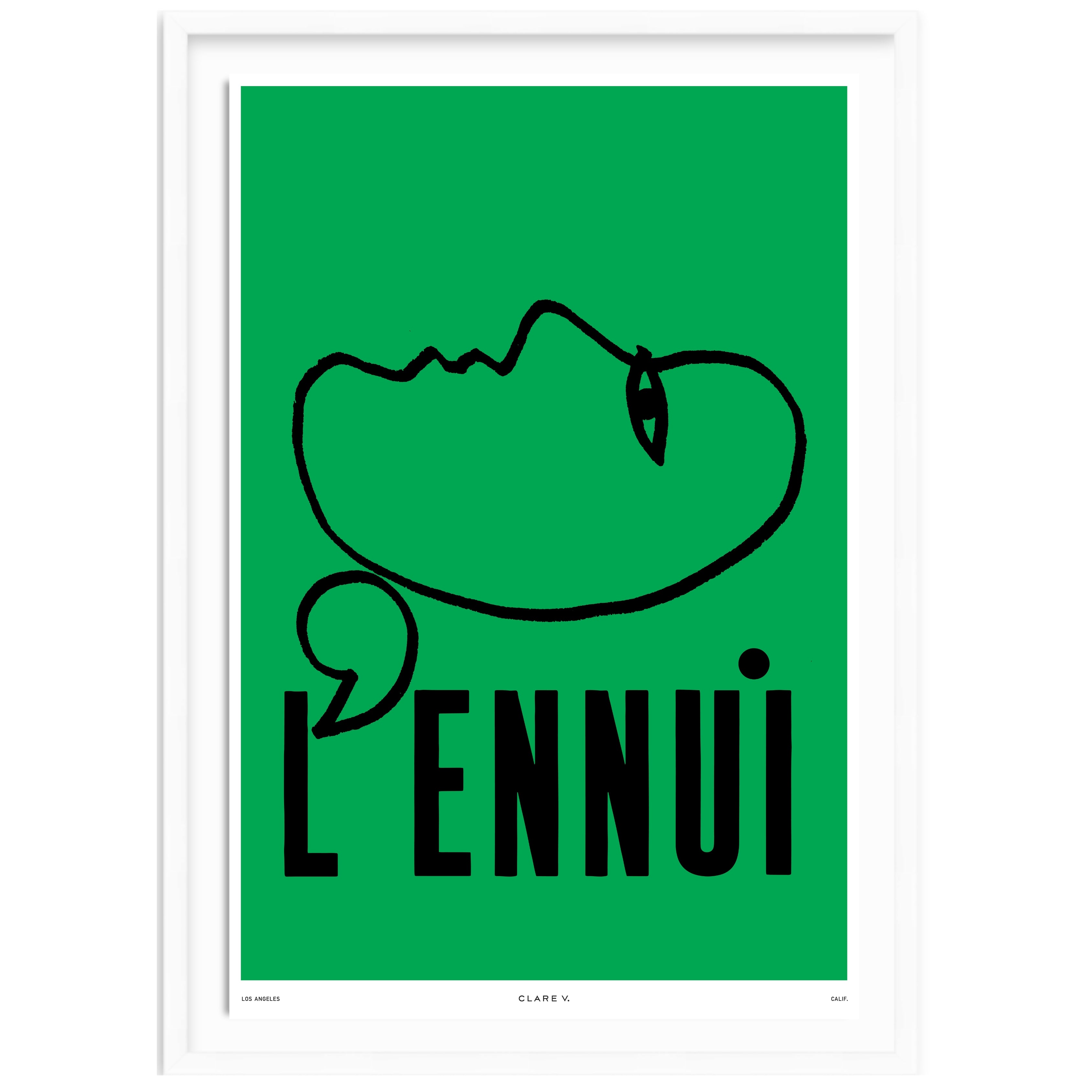 L' Ennui Art Print