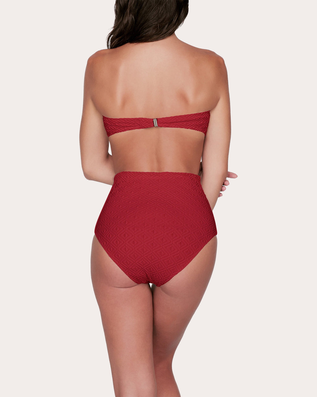 Ara Jacquard High-Waist Bikini Brief