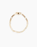 Figaro Bracelet in 14K Plated Brass