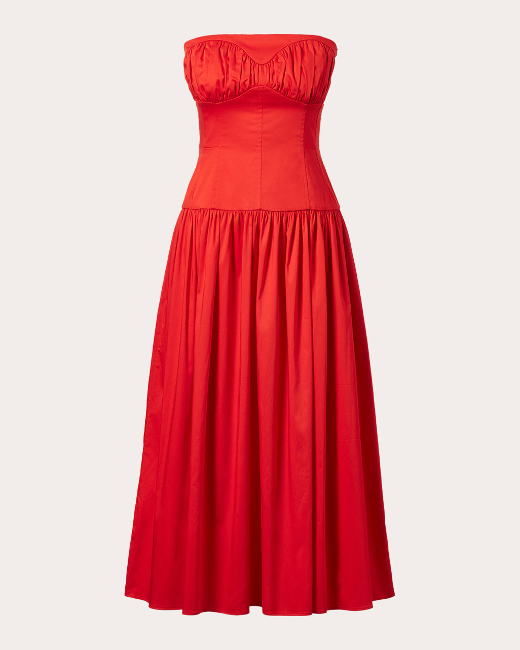 Lauryn Cotton-Poplin Midi Dress