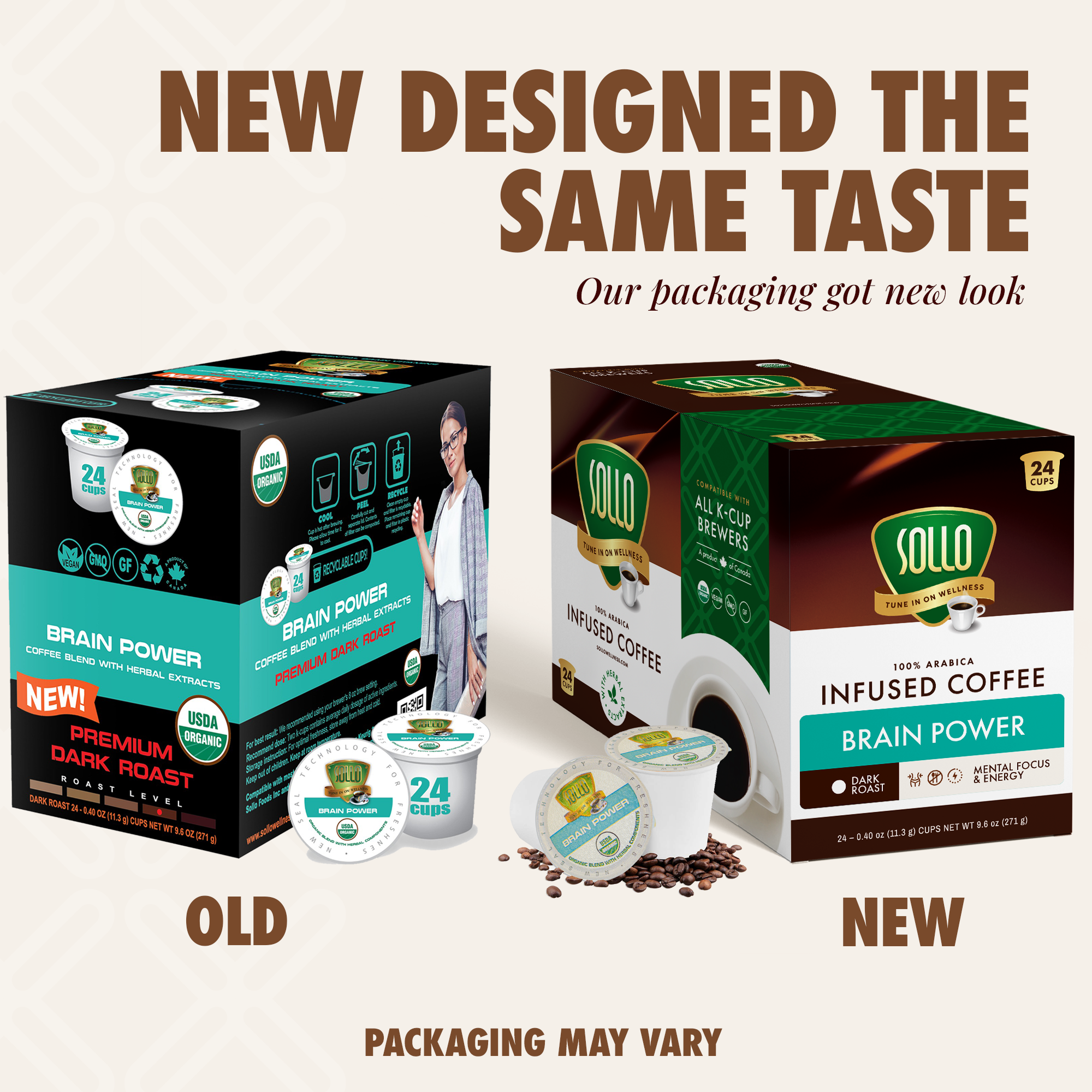 Brain Power Coffee Pods