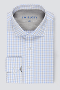 Leader Check // Grey Blue Tattersall