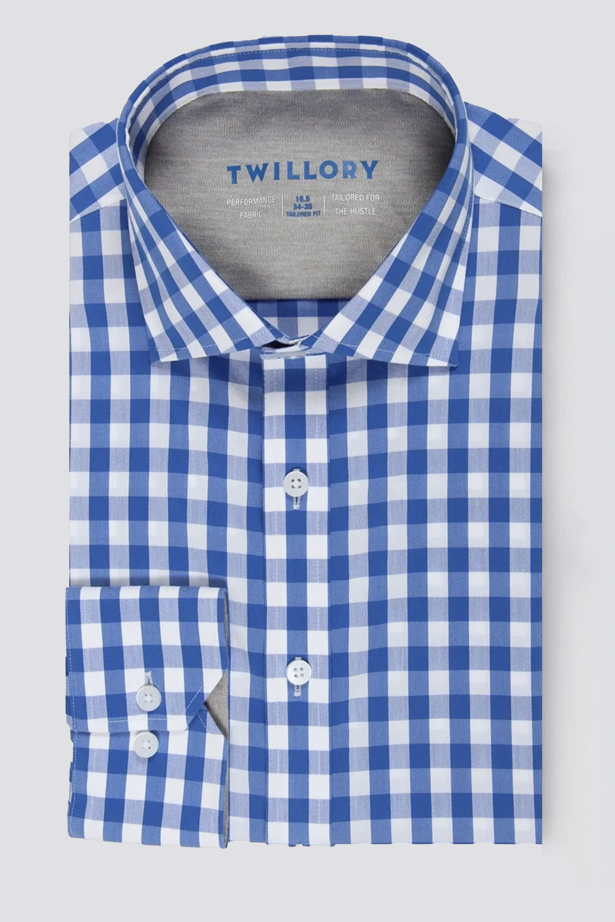 Leader Gingham // Blue White