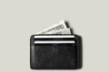 Lean Card Case . Black Raw