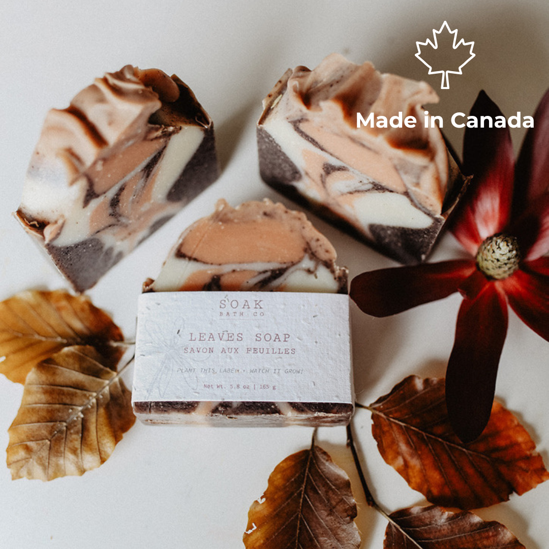 Leaves Soap Bar: Fall Collection - Made in Canada