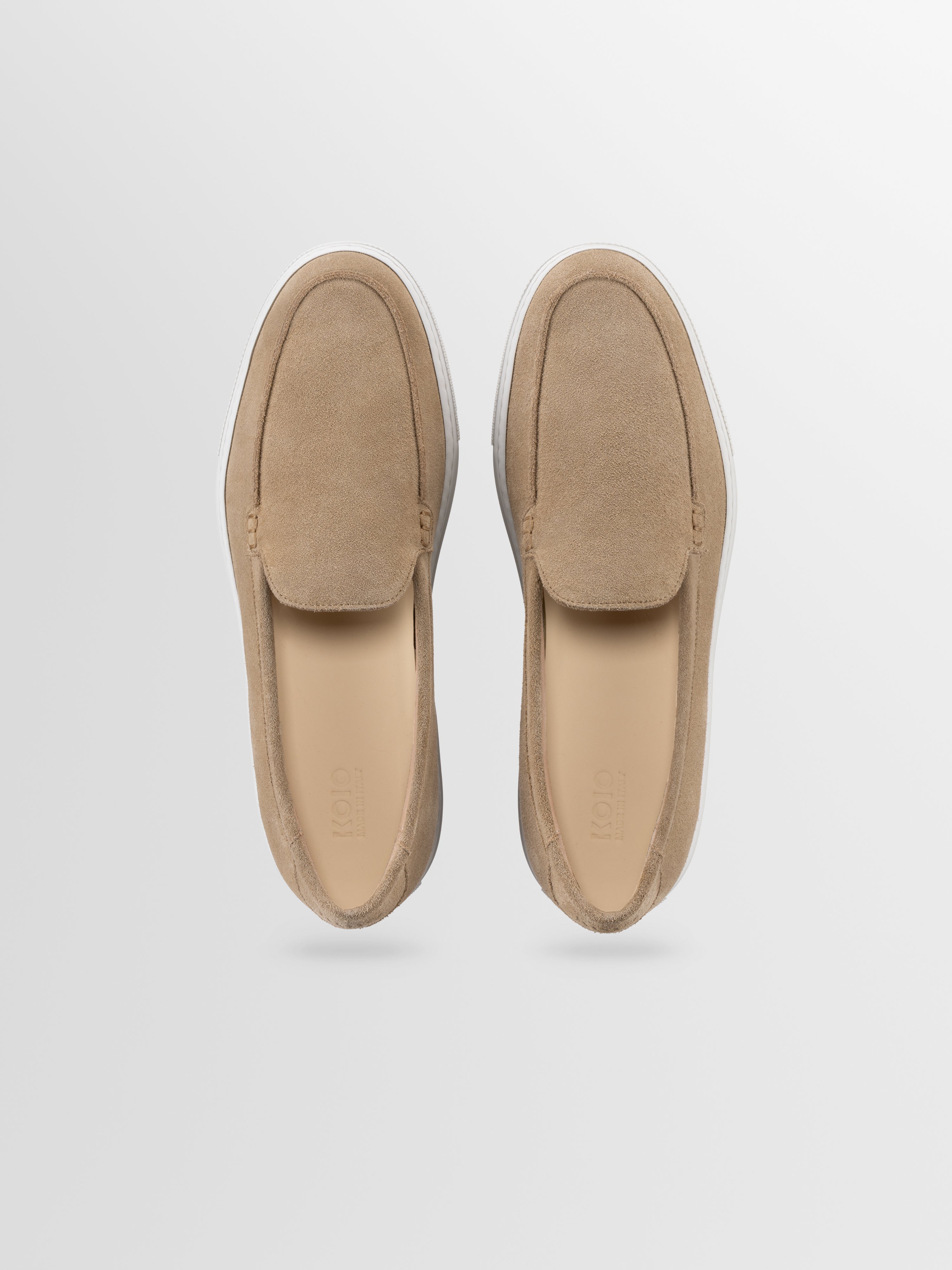 Lido Suede Loafer in Fawn