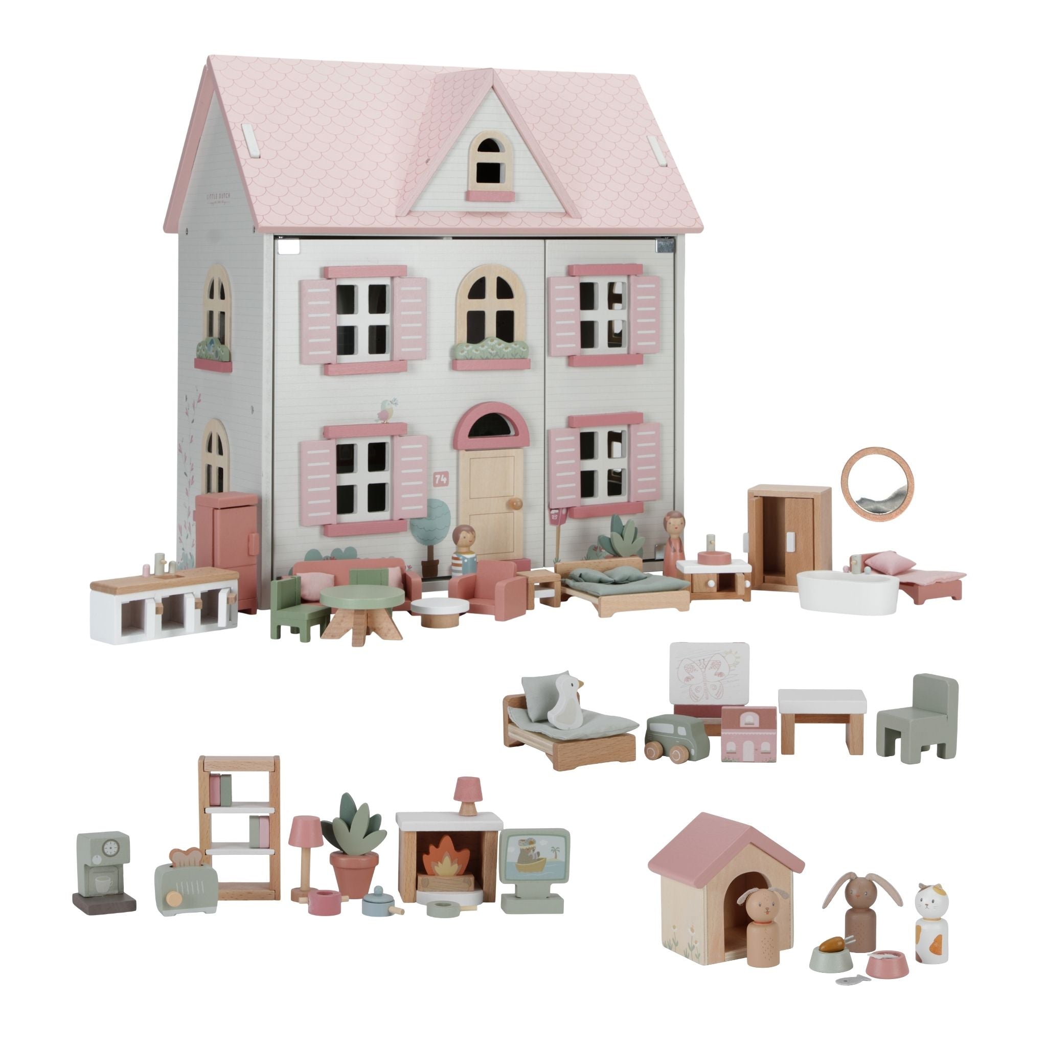 Little Dutch Dolls House Bundle - Furniture & Pets