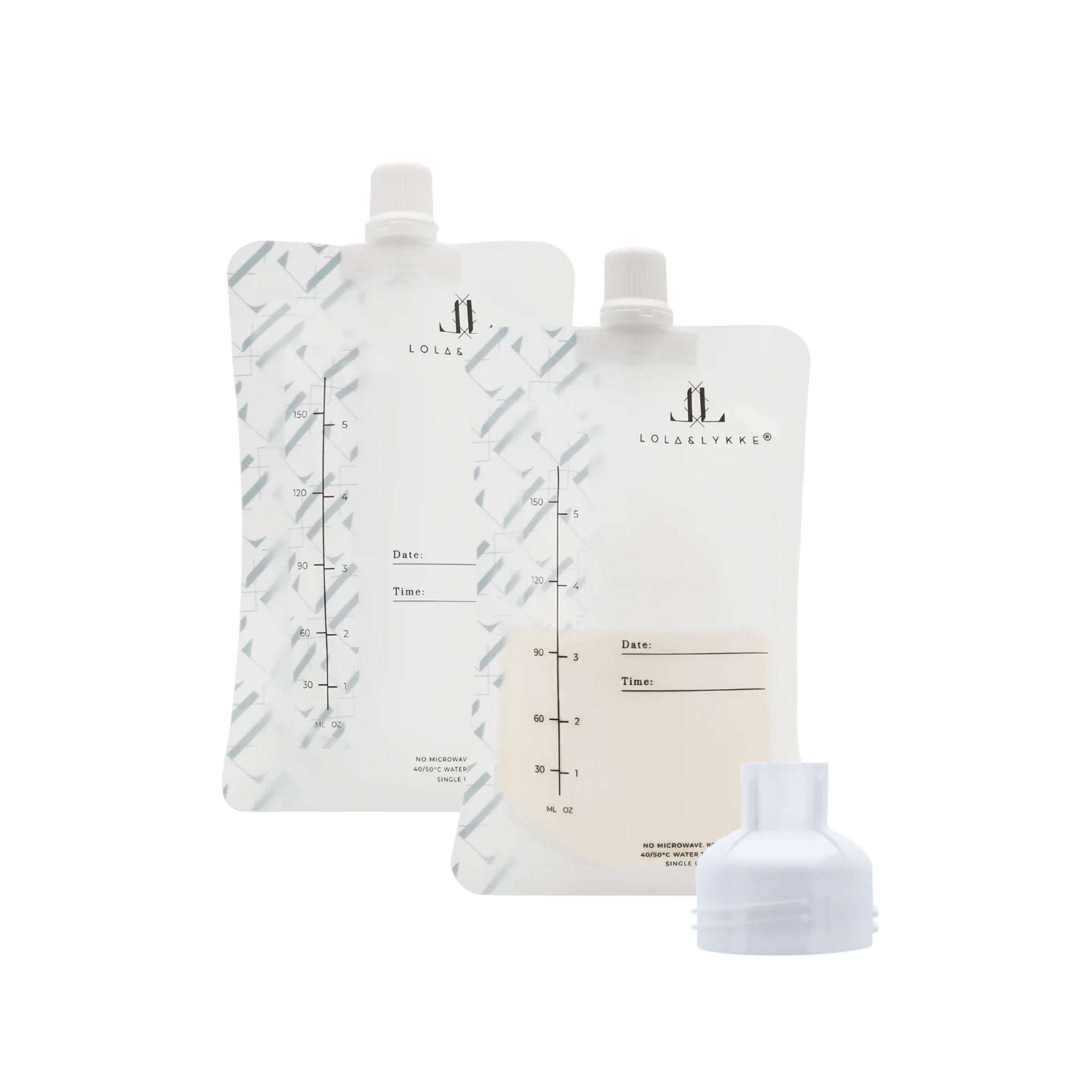 Lola & Lykke Breast Milk Storage Bags (10pcs) with Adapter