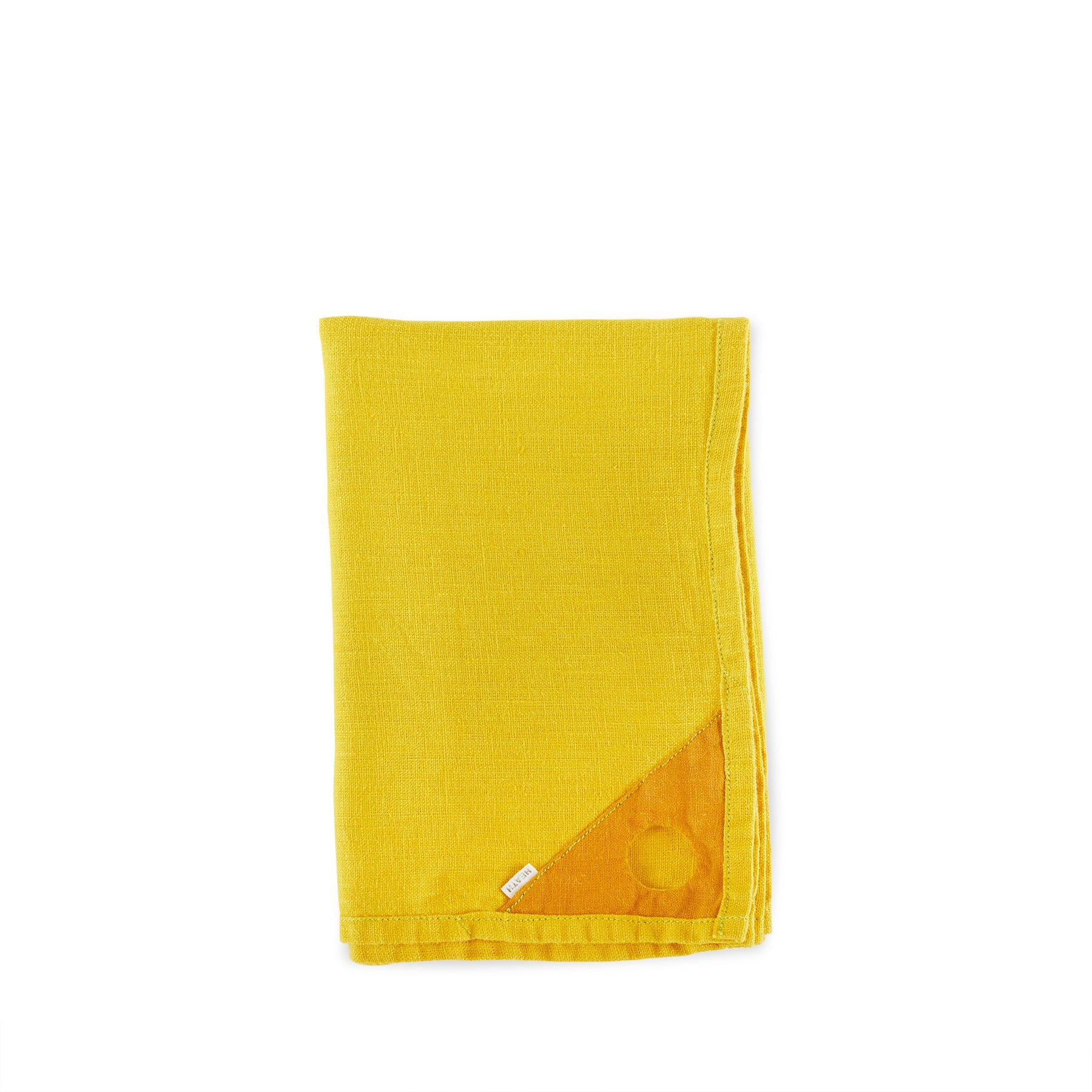 Linen Loop Tea Towel in Lemon