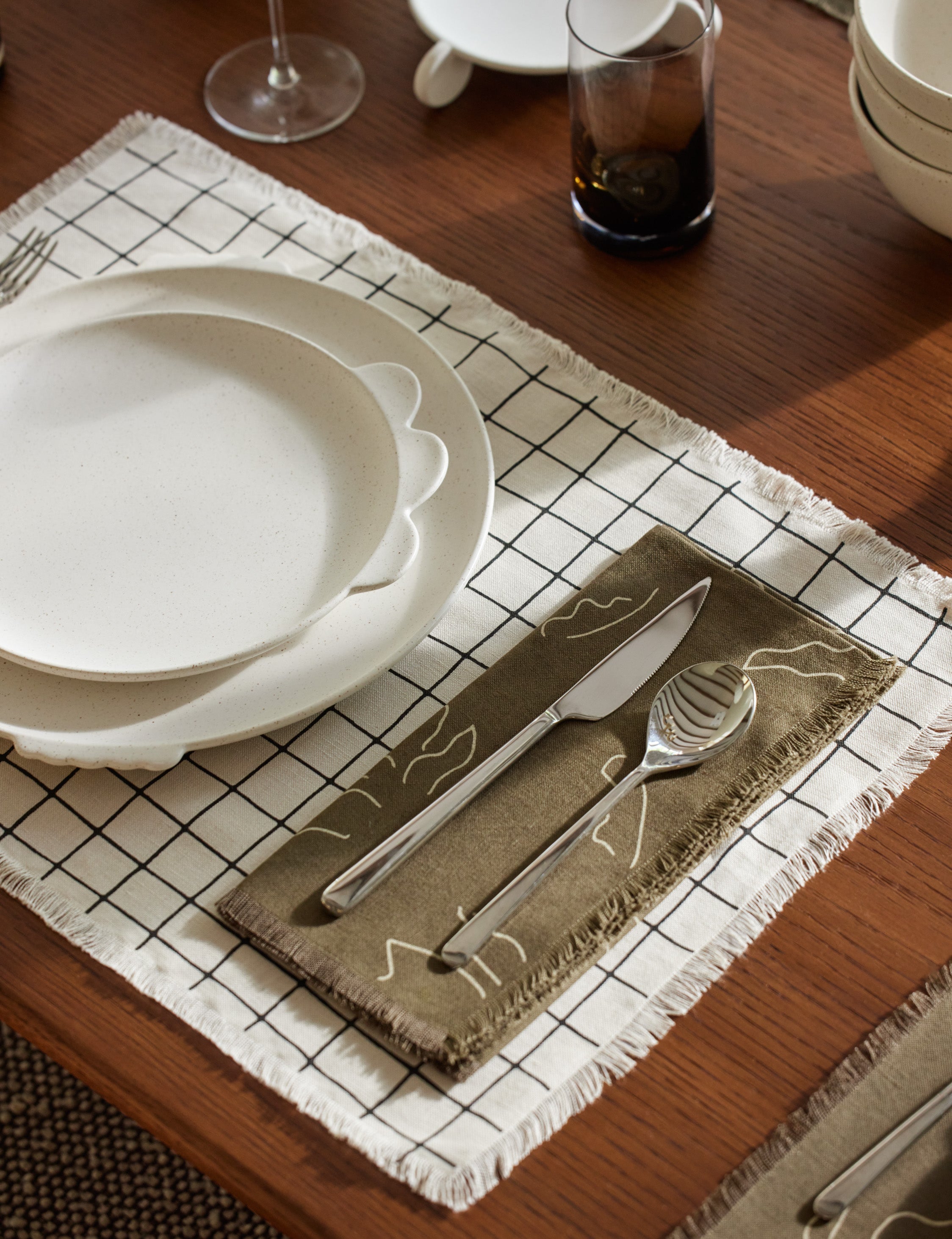 Narsi Table Linens by Sarah Sherman Samuel