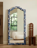 Garden Walk Upholstered Full Length Mirror by Sarah Sherman Samuel