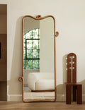 Looped Wood Full Length Mirror by Sarah Sherman Samuel