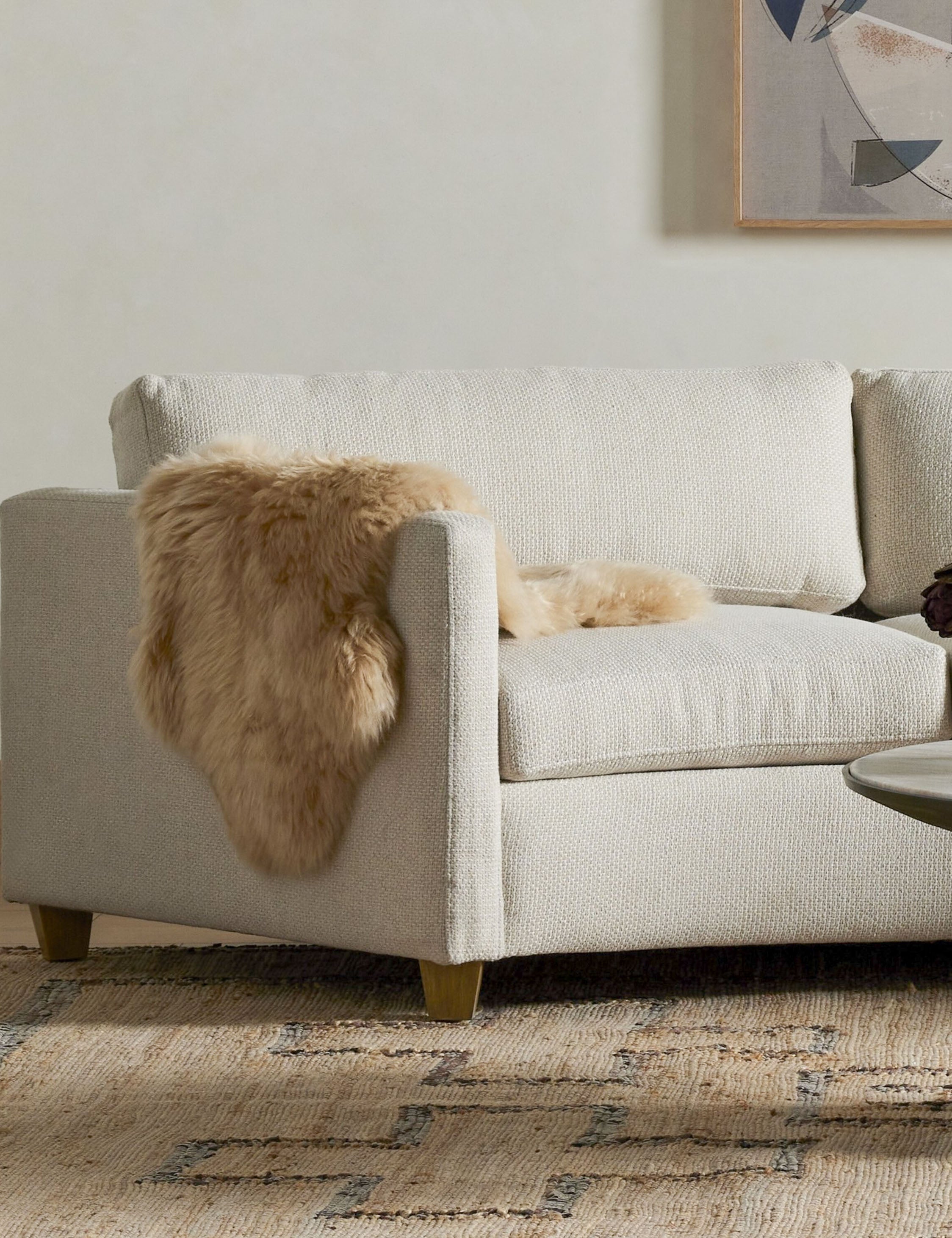 Vale Ombre Sheepskin Throw