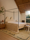 Narsi Linen Cotton Bedspread by Sarah Sherman Samuel