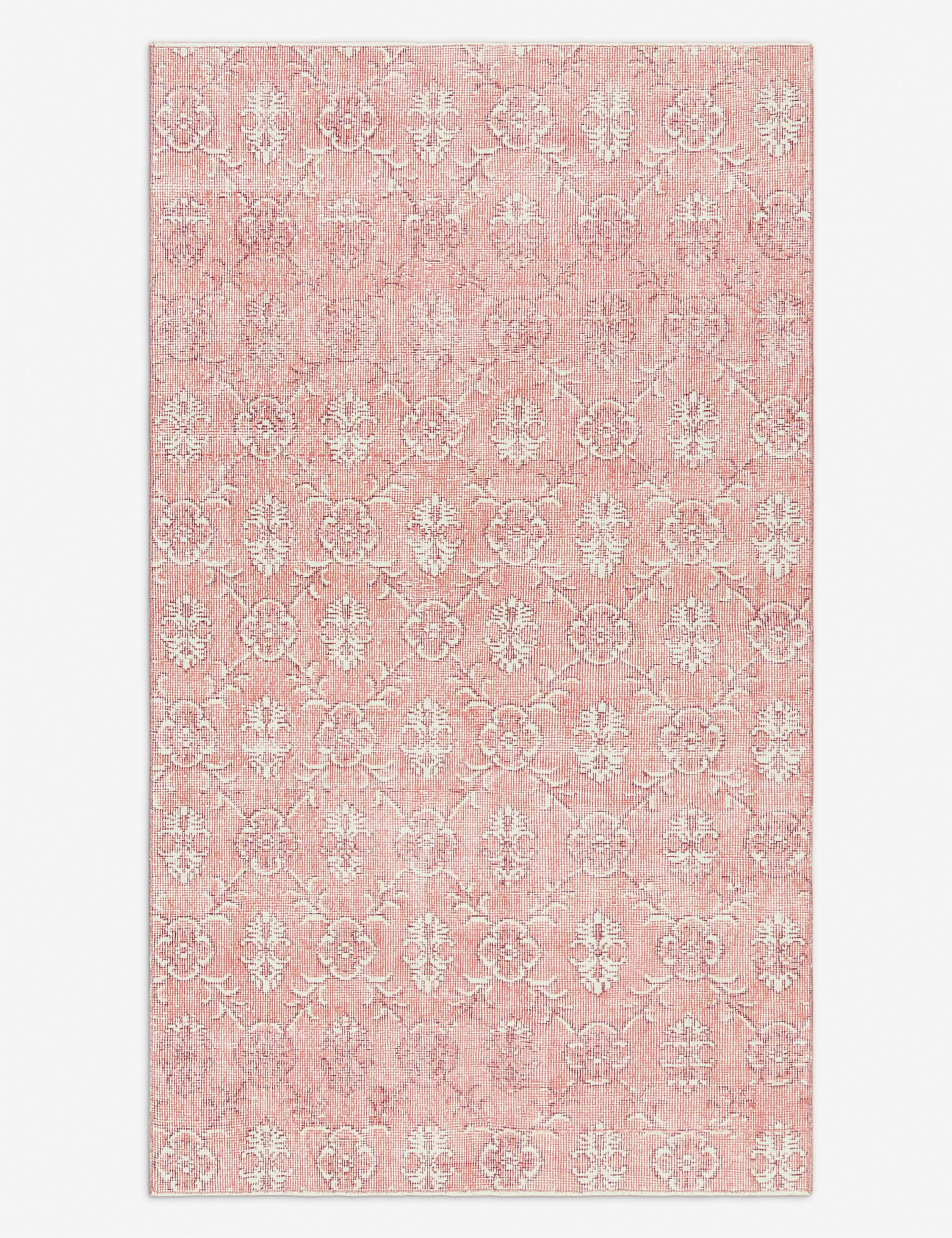 Vintage Turkish Hand-Knotted Wool Rug No. 431, 3'10" x 6'9"