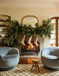 Lanie Linen Stocking by Sarah Sherman Samuel