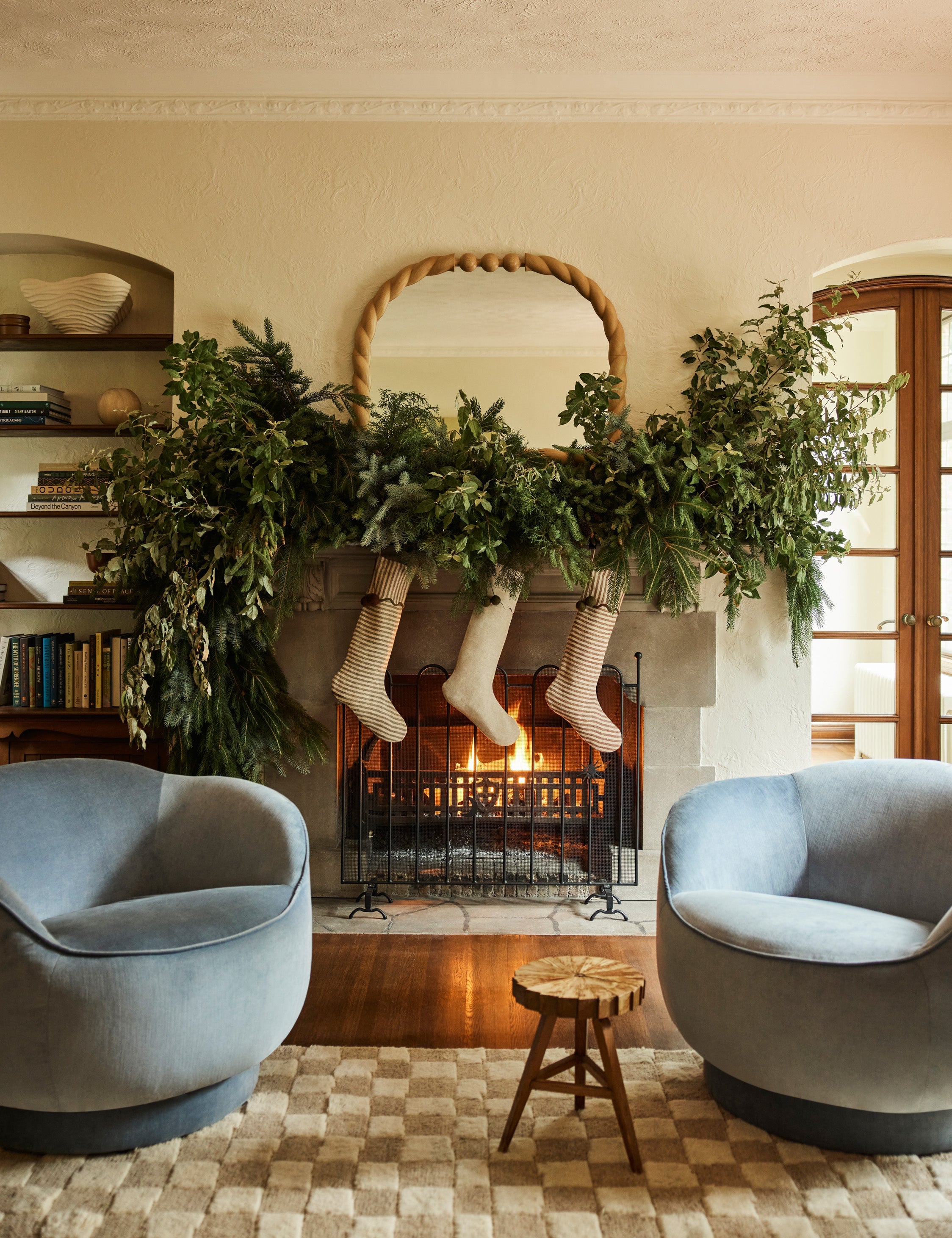 Lanie Linen Stocking by Sarah Sherman Samuel