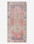 Vintage Turkish Hand-Knotted Wool Rug No. 494, 4' x 8' 5"