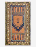 Vintage Turkish Hand-Knotted Wool Rug No. 499, 3' 10" x 6' 7"