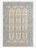 Vintage Turkish Hand-Knotted Wool Rug No. 562, 6'4" x 9'3"
