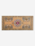 Vintage Turkish Hand-Knotted Wool Mini Rug No. 328, 1'5" x 3'5"