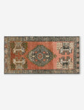 Vintage Turkish Hand-Knotted Wool Mini Rug No. 329, 1'6" x 3'4"