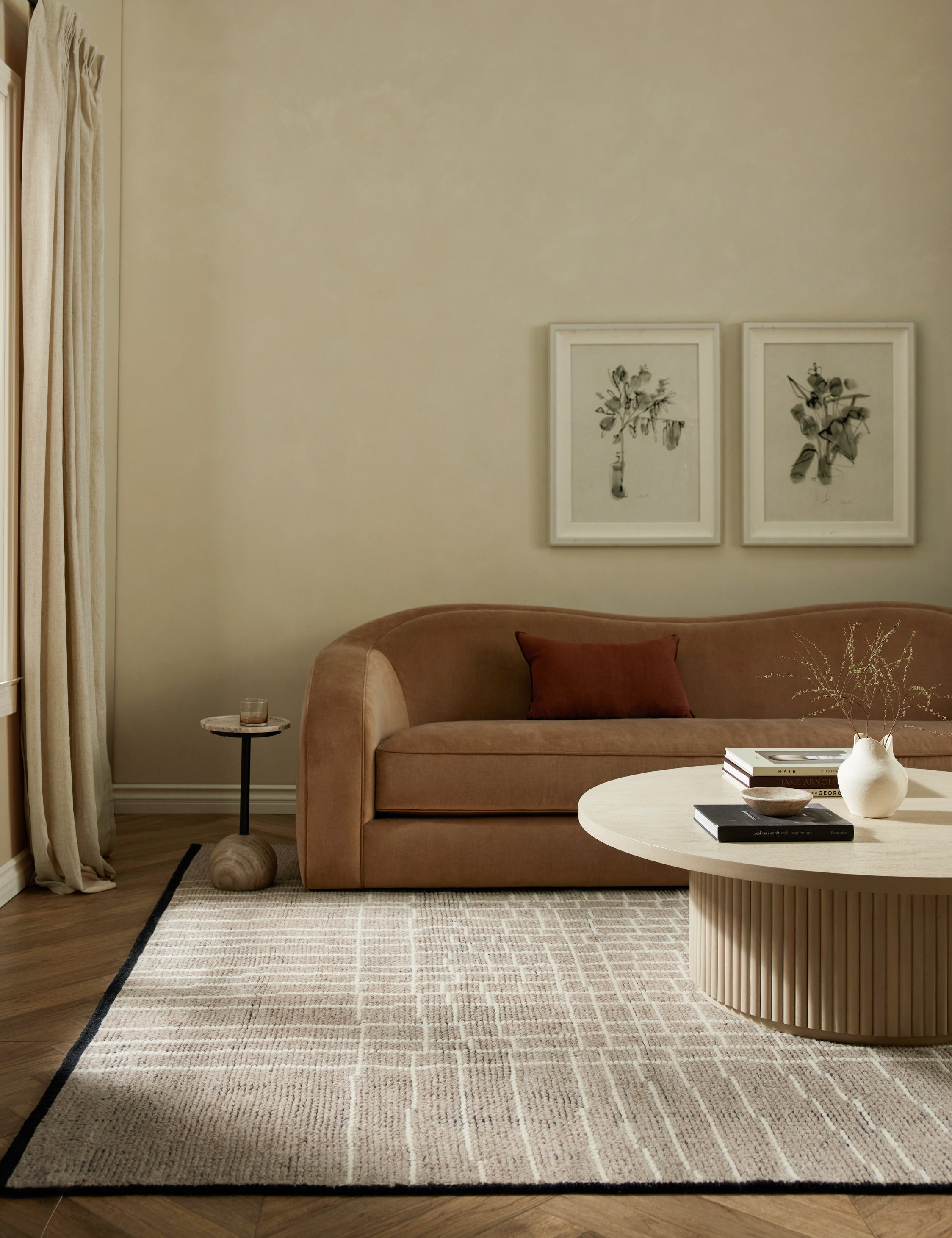 Diora Moroccan-Style Hand-Knotted Wool Rug Swatch